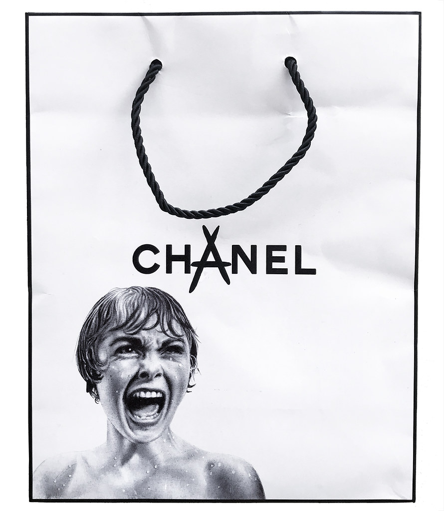James Mylne - Chanel bag Psycho bag drawing 